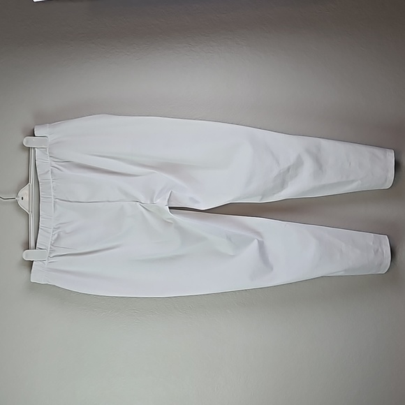 Eileen Fisher | NWT Women's White Cotton Blend Ponte High Waist Ankle Pants  XL - Picture 4 of 10